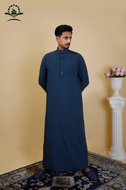 প্রিমিয়াম কোয়ালিটি এরাবিয়ান জুব্বা (Navy Blue)